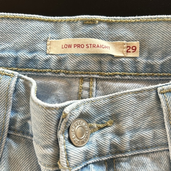 Levi’s Low Pro Straight Jeans Size 29 - Picture 2 of 14